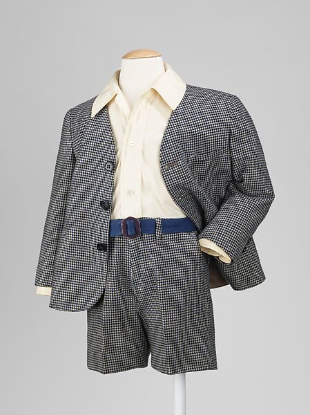 Suit, Saks Fifth Avenue (American, founded 1924), wool, cotton, American 