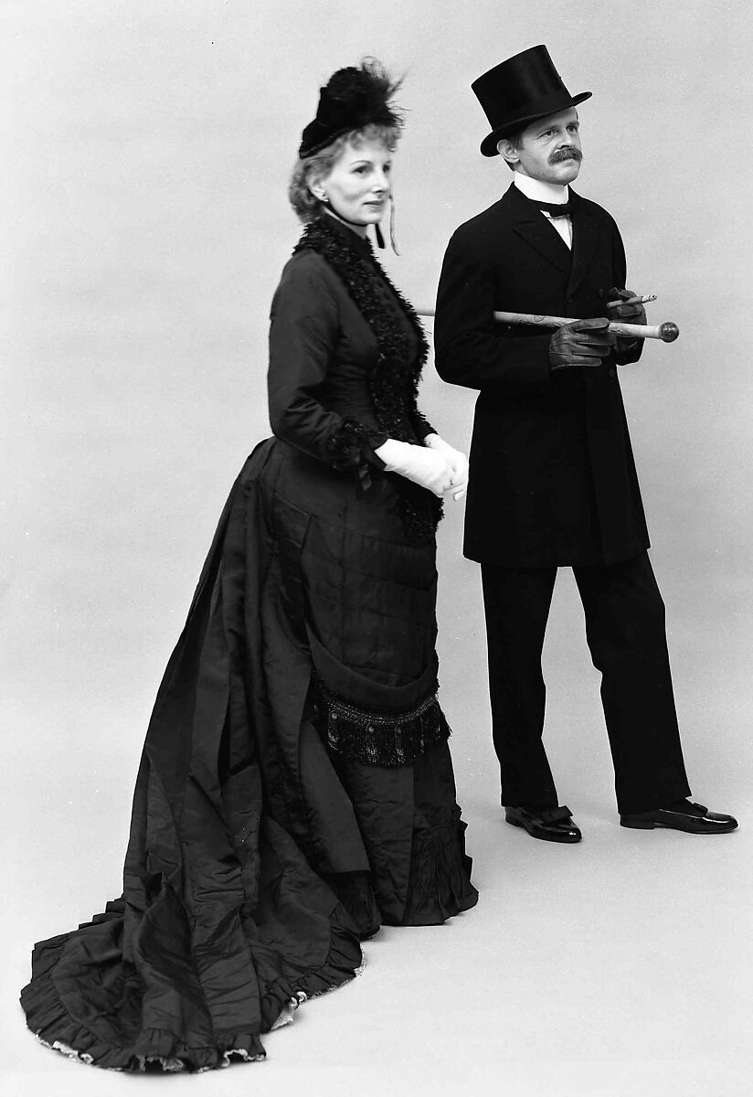 Dinner dress, silk, metal, Spanish