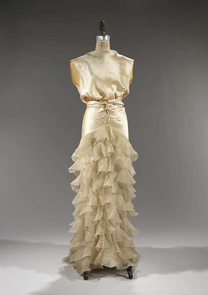 Evening dress, Irene (American), silk, American