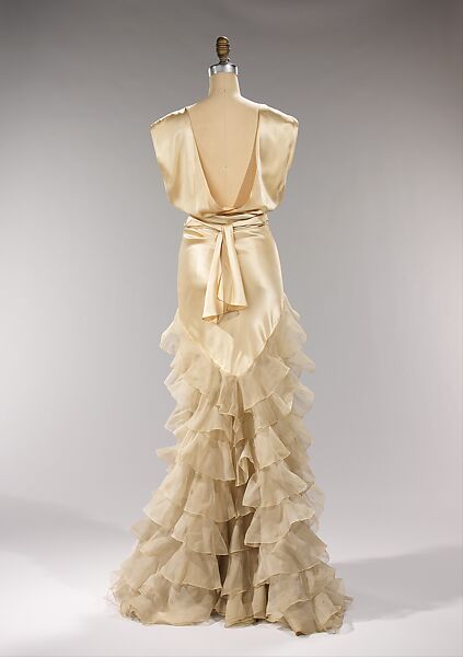 Evening dress, Irene (American), silk, American