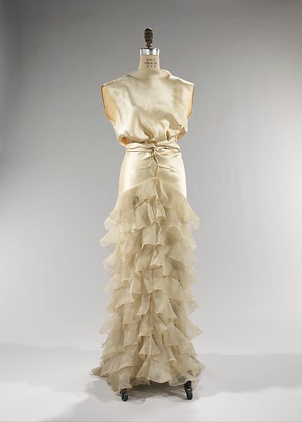 Evening dress, Irene (American), silk, American 