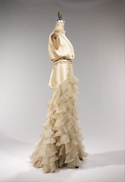 Evening dress, Irene (American), silk, American