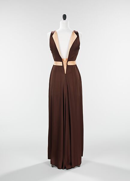 "Emperial Crown" (jacket); "Tonight or Never" (dress), Hawes Incorporated (American, 1928–40; 1947–48), silk, American