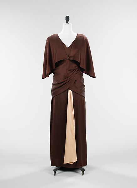 "Emperial Crown" (jacket); "Tonight or Never" (dress), Hawes Incorporated (American, 1928–40; 1947–48), silk, American 