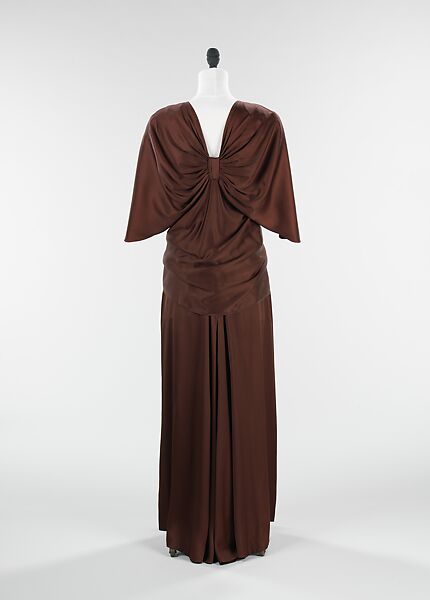 "Emperial Crown" (jacket); "Tonight or Never" (dress), Hawes Incorporated (American, 1928–40; 1947–48), silk, American