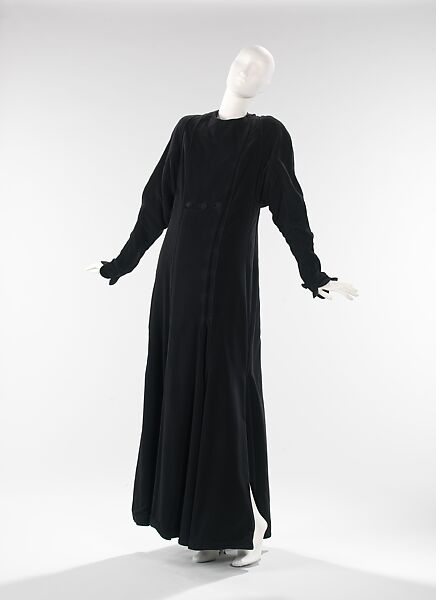 Evening coat, Hawes Incorporated (American, 1928–40; 1947–48), wool, American 