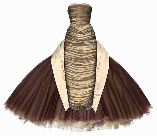 "Butterfly", Charles James (American, born Great Britain, 1906–1978), silk, synthetic, American