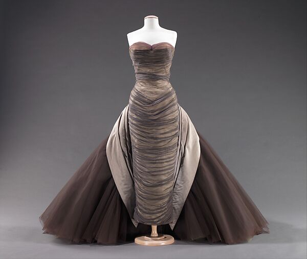 "Butterfly", Charles James (American, born Great Britain, 1906–1978), silk, synthetic, American 