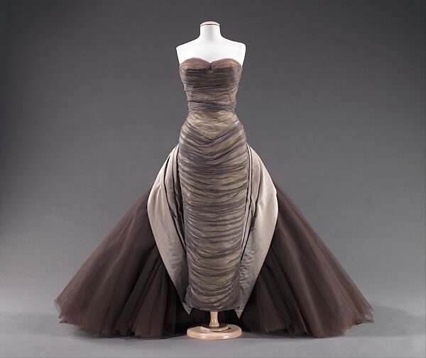 "Butterfly", Charles James (American, born Great Britain, 1906–1978), silk, synthetic, American