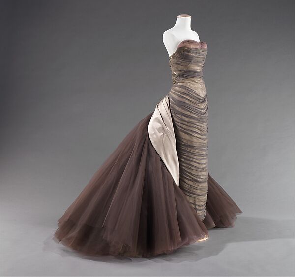 "Butterfly", Charles James (American, born Great Britain, 1906–1978), silk, synthetic, American 