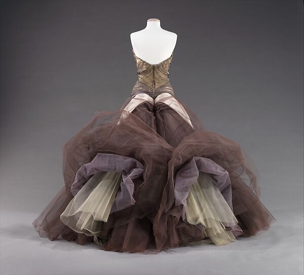 "Butterfly", Charles James (American, born Great Britain, 1906–1978), silk, synthetic, American