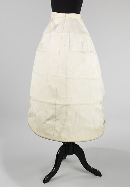 Cage crinoline, Charles James (American, born Great Britain, 1906–1978), synthetic, cotton, paper, American