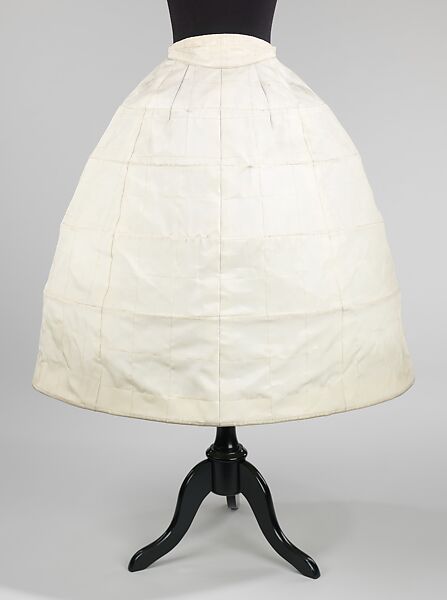 Cage crinoline, Charles James (American, born Great Britain, 1906–1978), synthetic, cotton, paper, American 