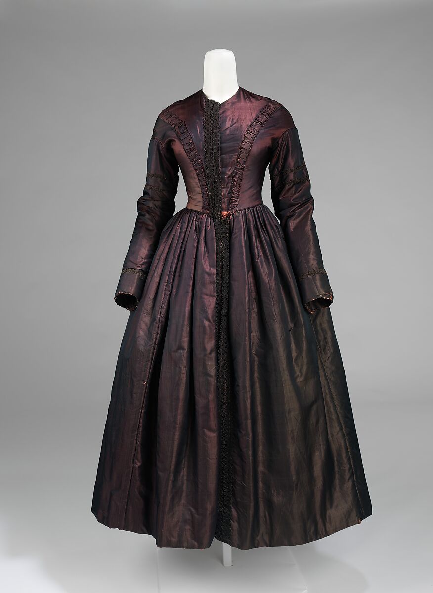 Evening ensemble, silk, American