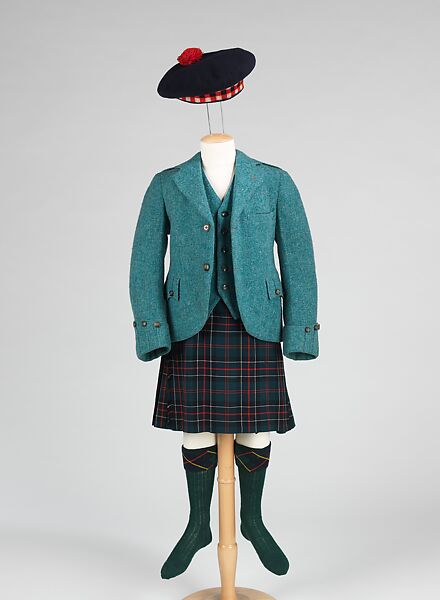 Ensemble, R. W. Forsyth, Ltd., wool, metal, leather, Scottish 