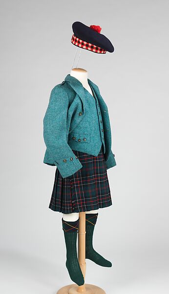 Ensemble, R. W. Forsyth, Ltd., wool, metal, leather, Scottish
