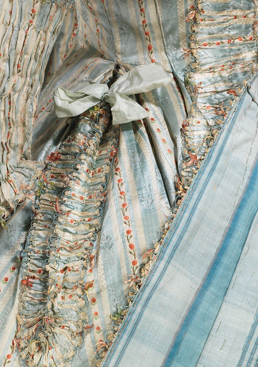 Robe à la française, silk, French