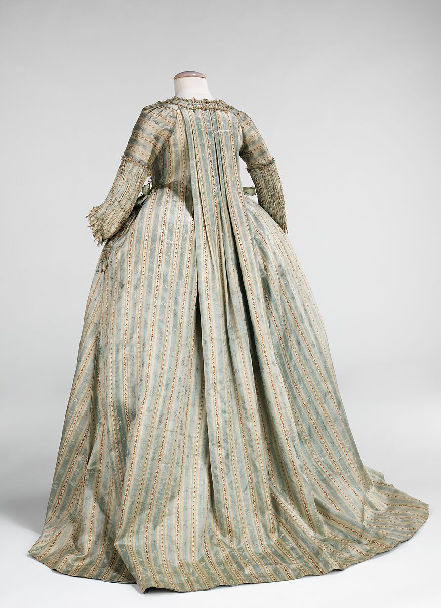 Robe à la française, silk, French