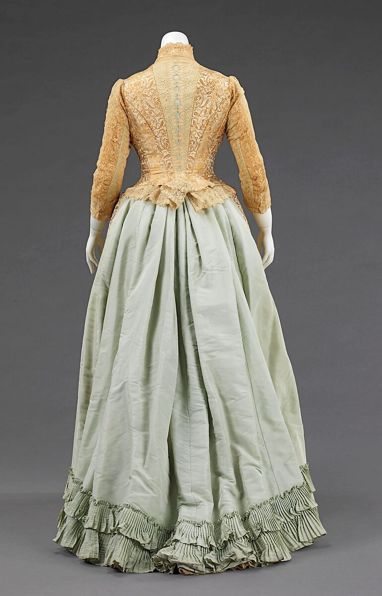 Dinner ensemble, Kingsbury, silk, French