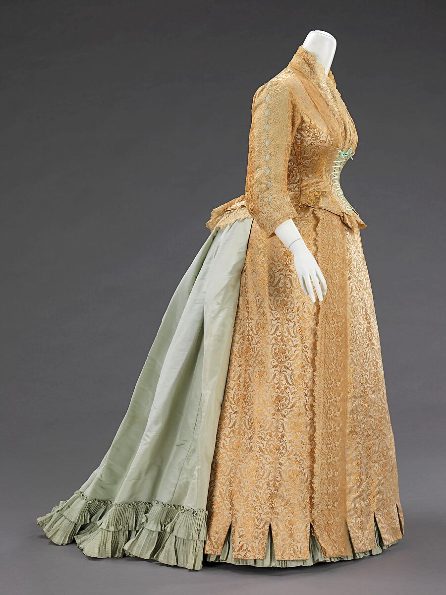 Dinner ensemble, Kingsbury, silk, French