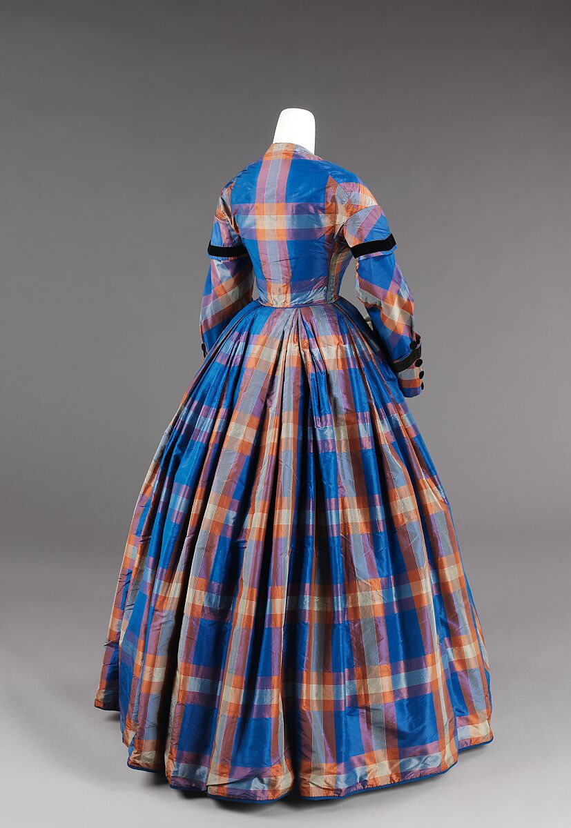 Afternoon dress, silk, American