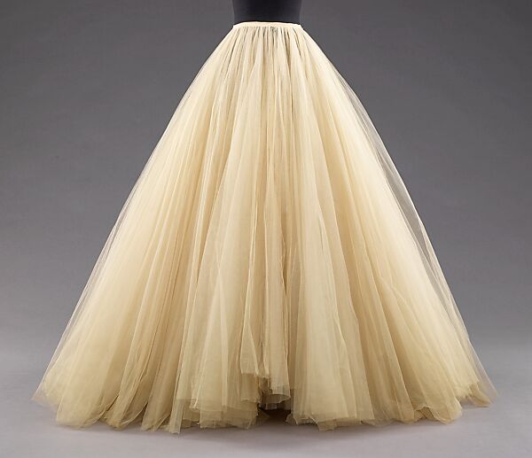 Evening skirt, House of Balenciaga (French, founded 1937), silk, French 