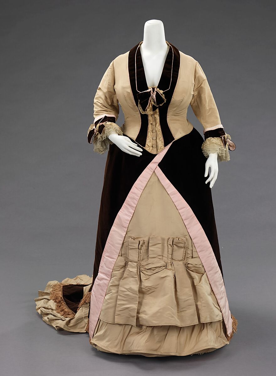 Evening dress, M.E. Curran &amp; M.E. Clancy, silk, American 