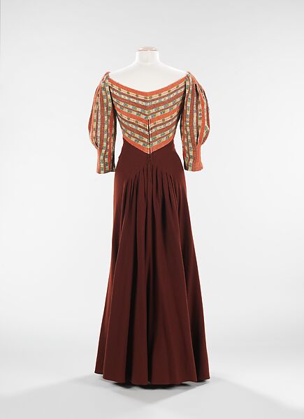 Evening dress, Hawes Incorporated (American, 1928–40; 1947–48), wool, American
