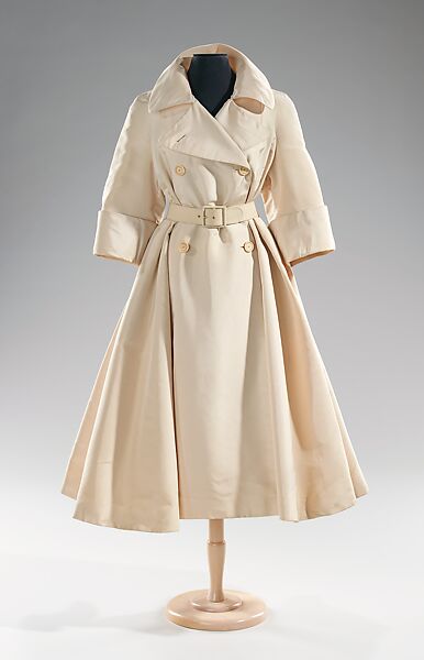 Norman Norell | Evening trench coat | American | The Metropolitan