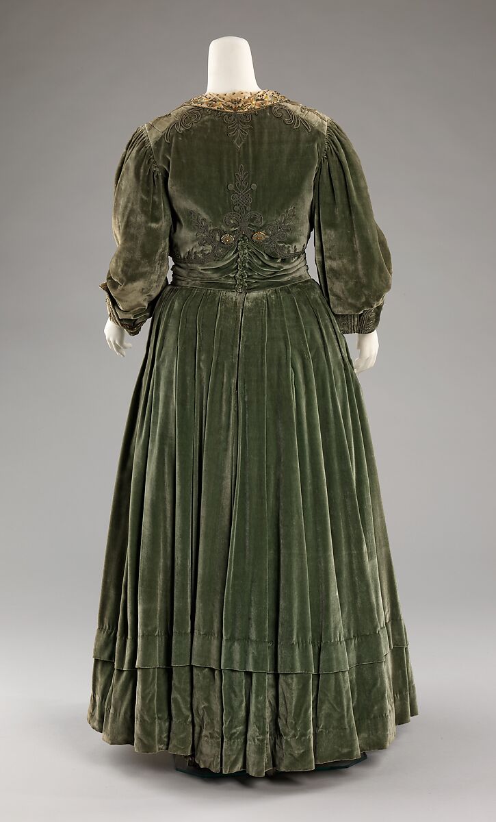 Afternoon dress, Chezar &amp; Pillman, silk, American