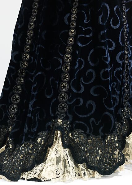 Visiting dress, Jacques Doucet (French, Paris 1853–1929 Paris), silk, French