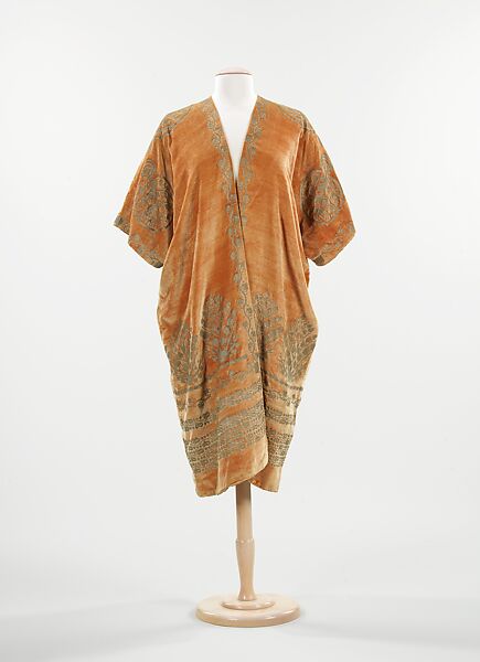 Evening coat, Fortuny (Italian, founded 1906), silk, Italian 