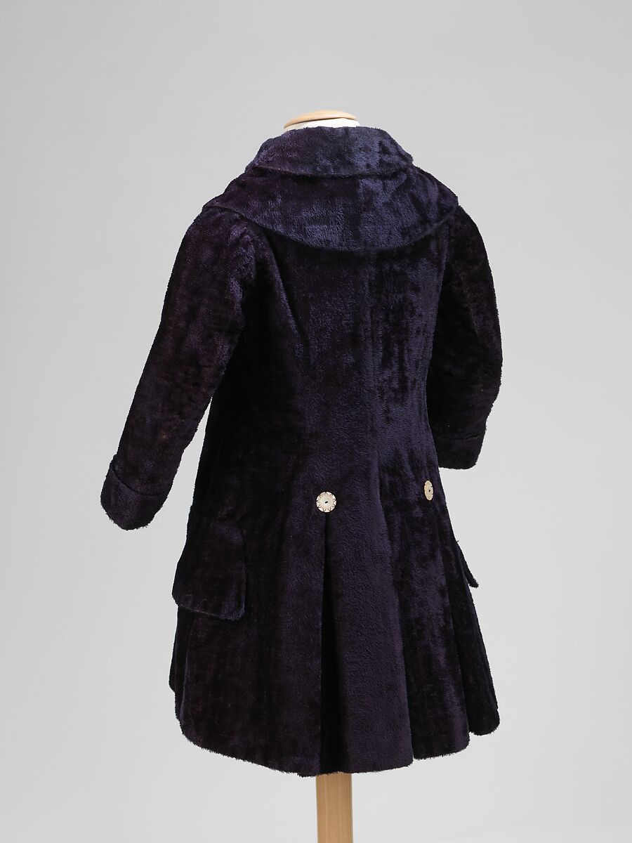 Coat, silk, cotton, shell, French