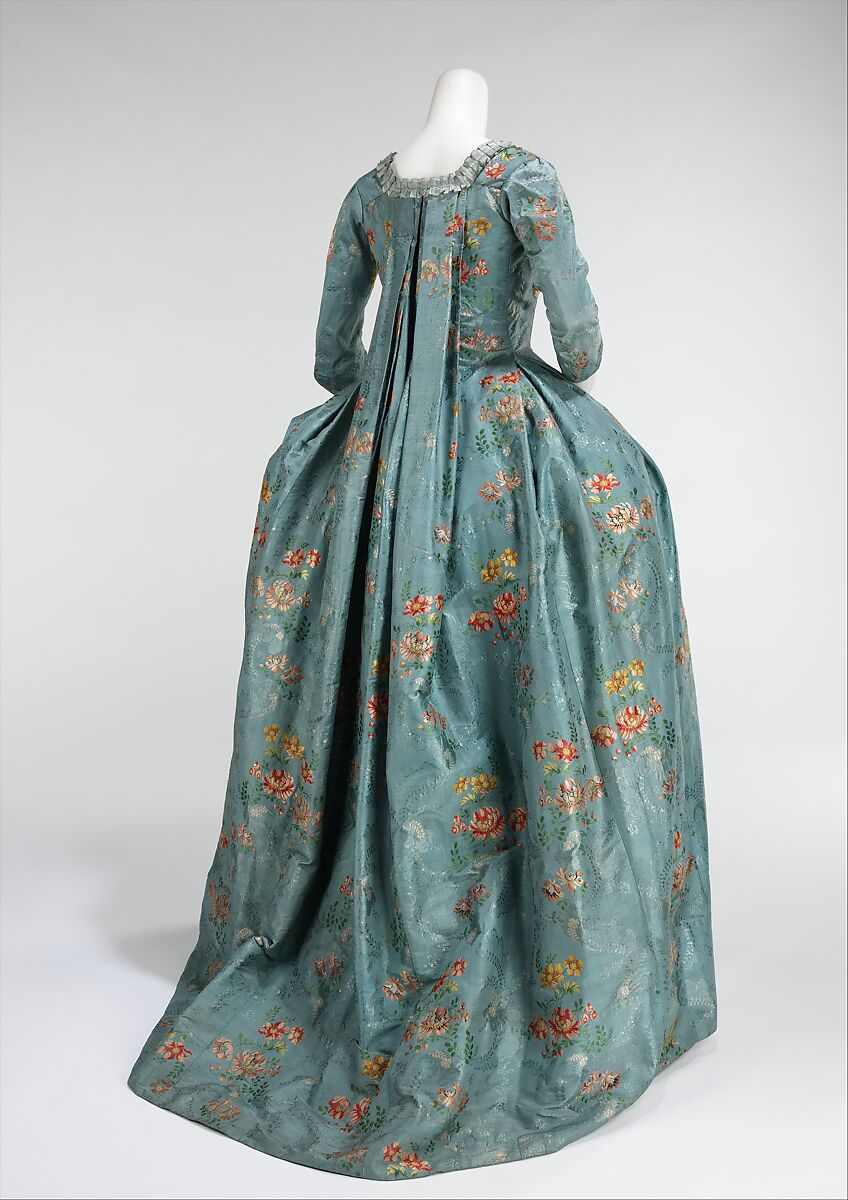 Robe à la française, silk, cotton, French