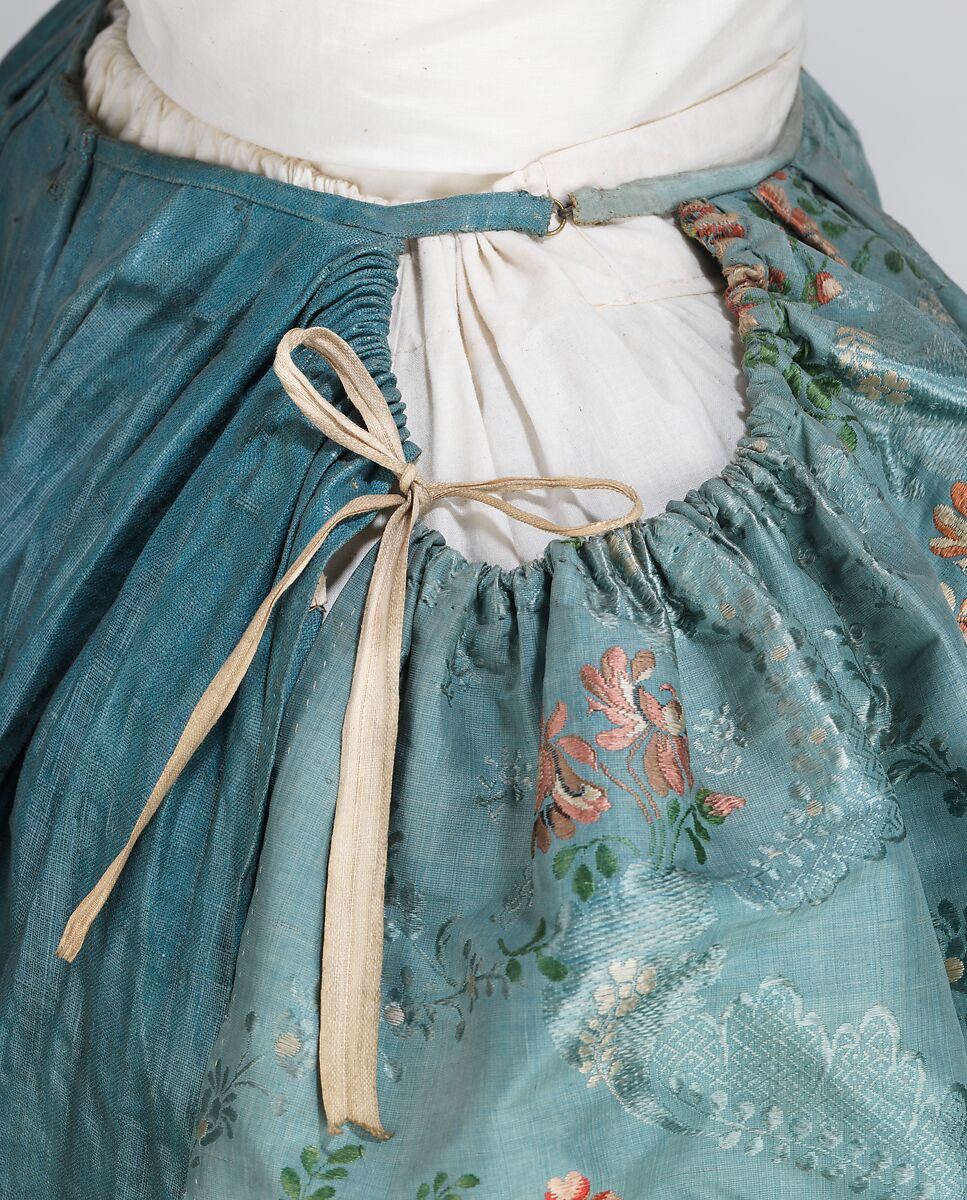 Robe à la française, silk, cotton, French
