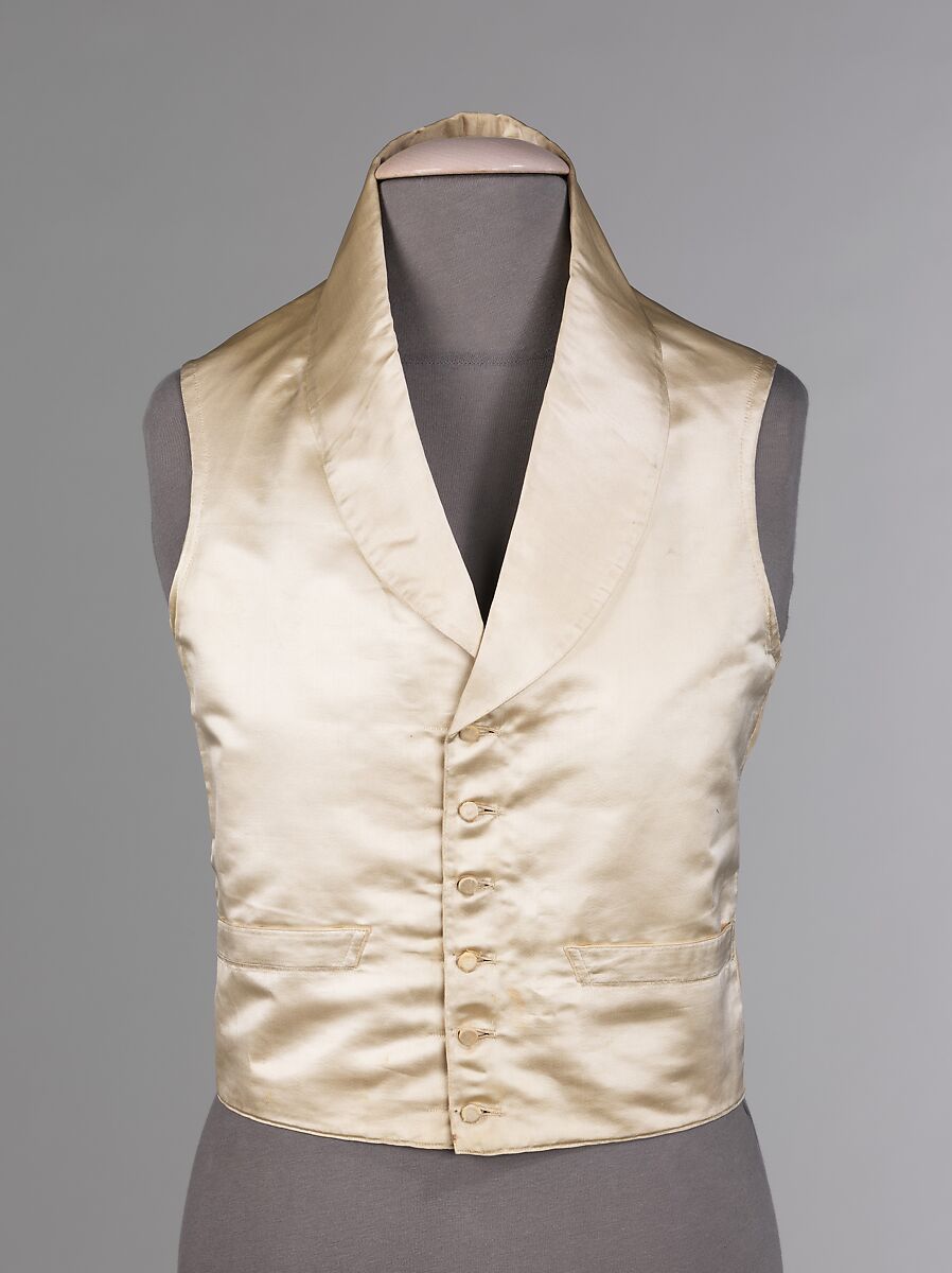 Evening vest, American