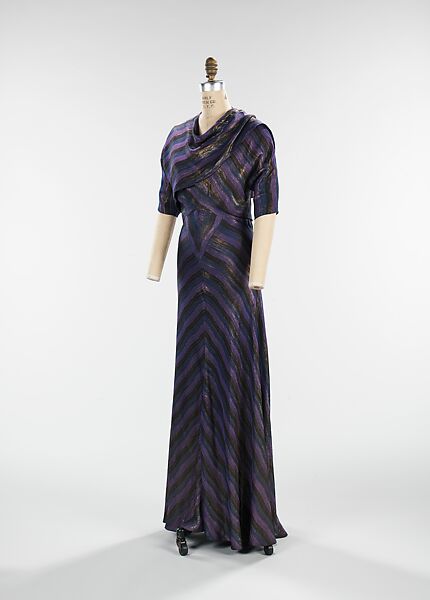 Evening ensemble, Hawes Incorporated (American, 1928–40; 1947–48), silk, metal, American 