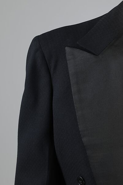 Evening suit, (a, b) House of Lanvin (French, founded 1889), wool, cotton, silk, French