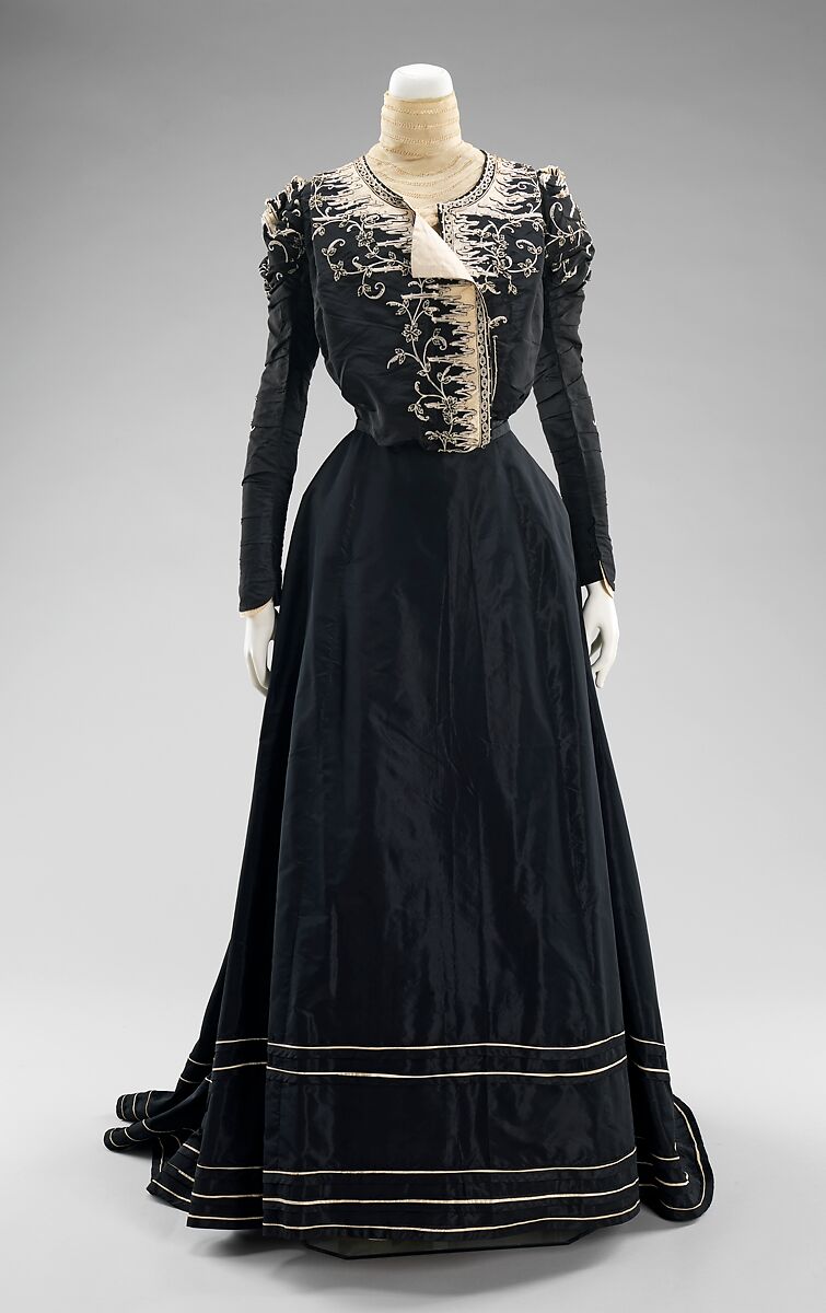 Afternoon dress, M. Davey &amp; Company (American), silk, American 