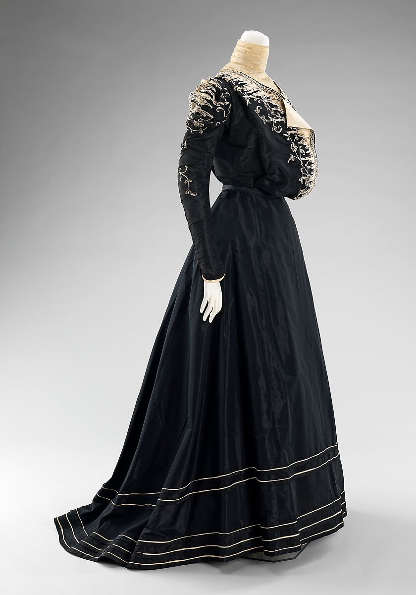 Afternoon dress, M. Davey &amp; Company (American), silk, American