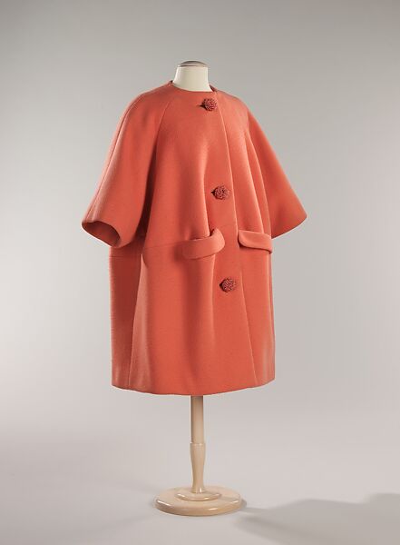 Cocktail coat, House of Givenchy (French, founded 1952), wool, French