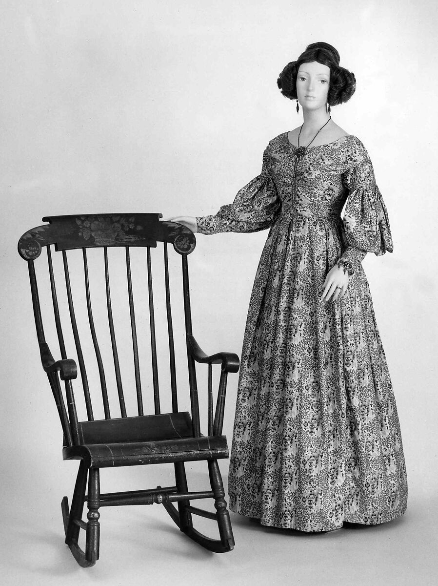 Morning dress, silk, American