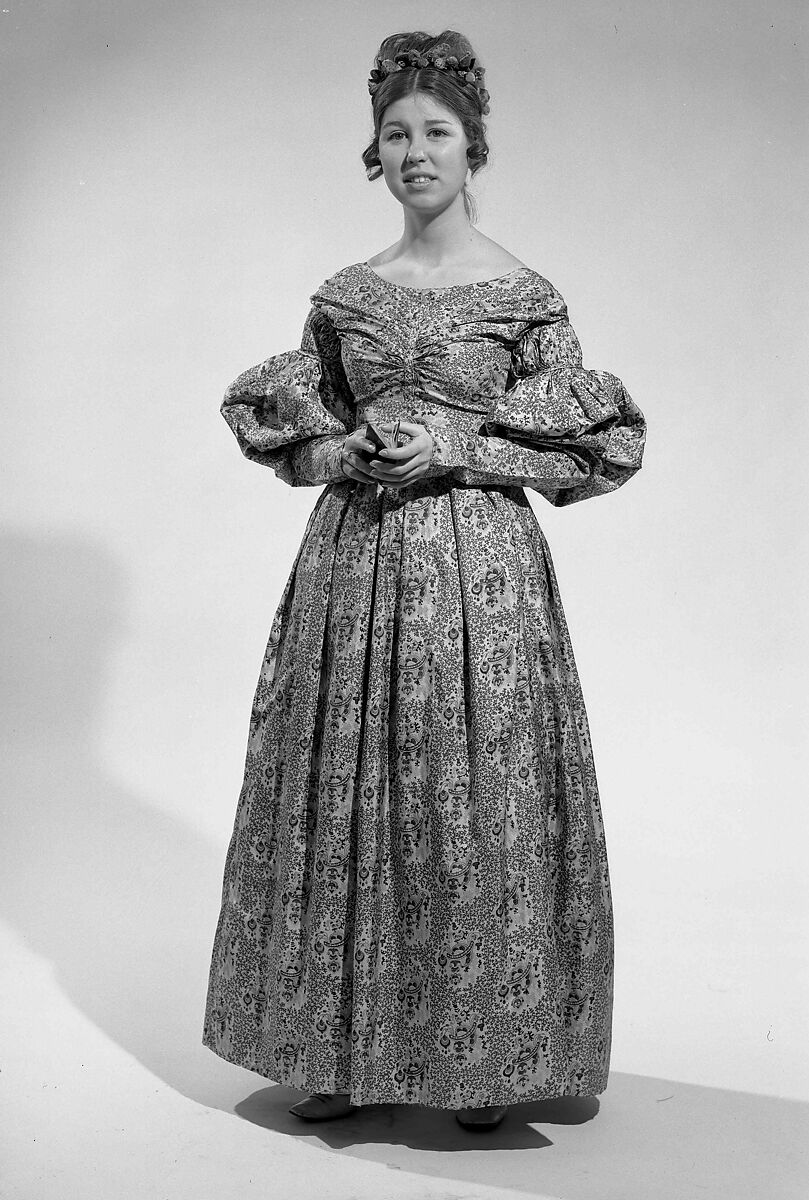 Morning dress, silk, American