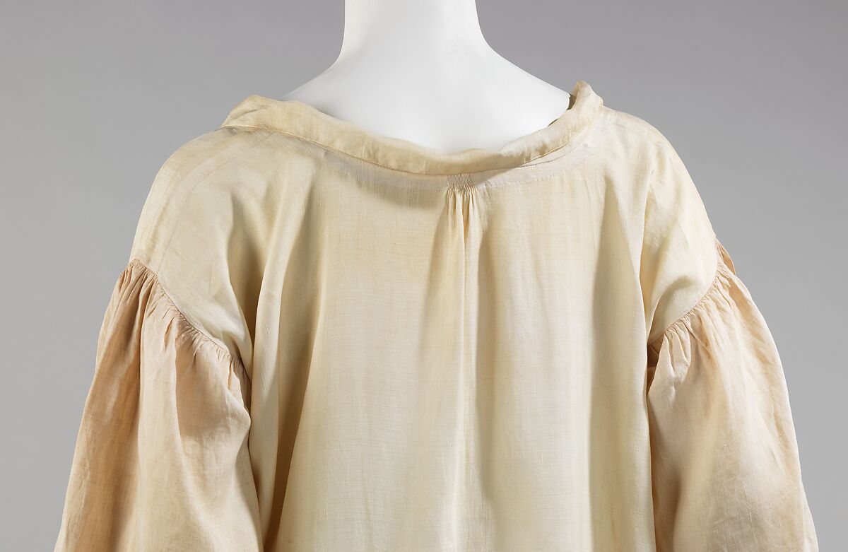 Chemise, linen, American