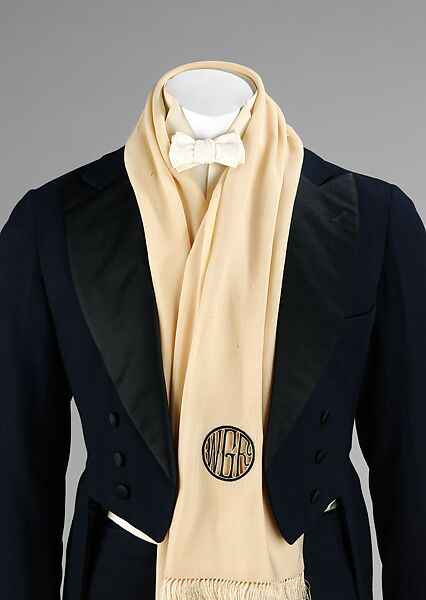 Evening suit, Brooks Brothers (American, founded 1818), wool, silk, cotton, leather, American
