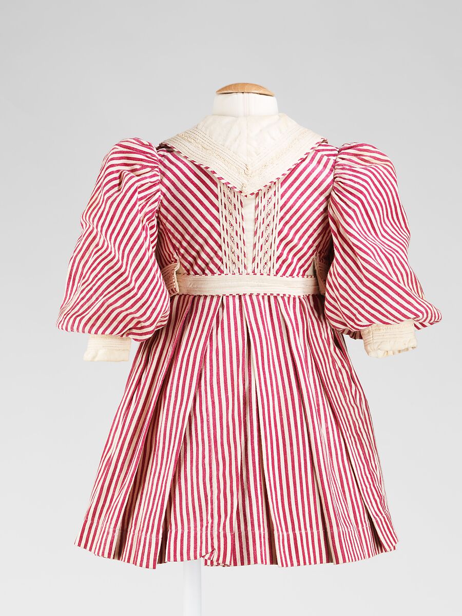 Dress, cotton, American