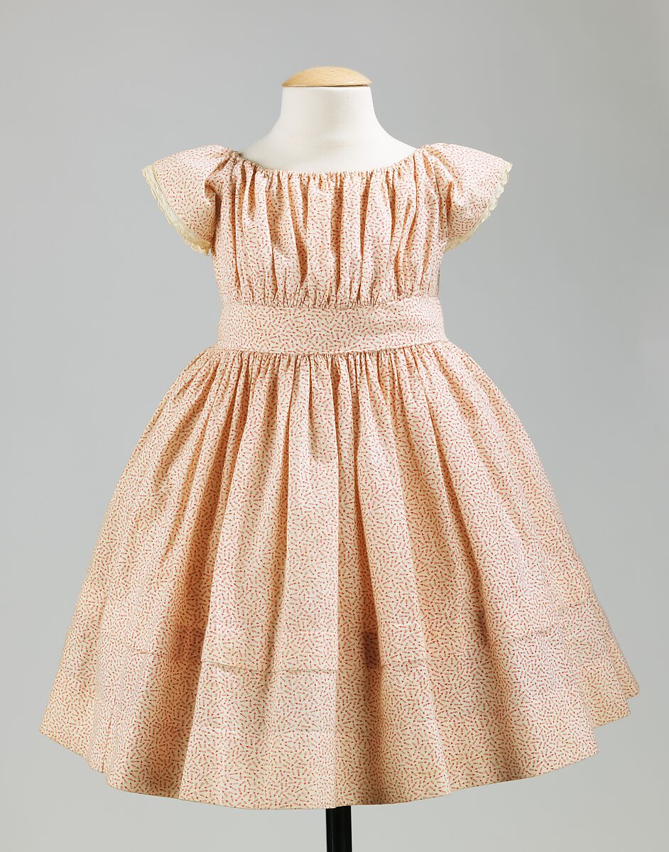 Dress, cotton, American 