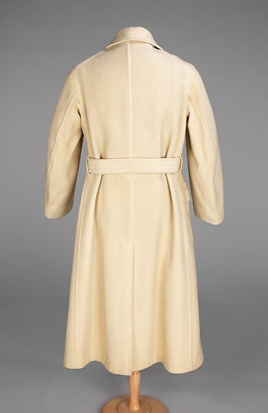 Overcoat, Brooks Brothers (American, founded 1818), wool, leather, shell, American