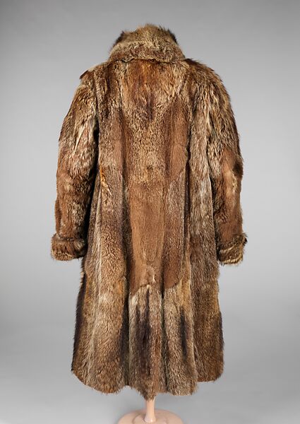 Coat, fur, American