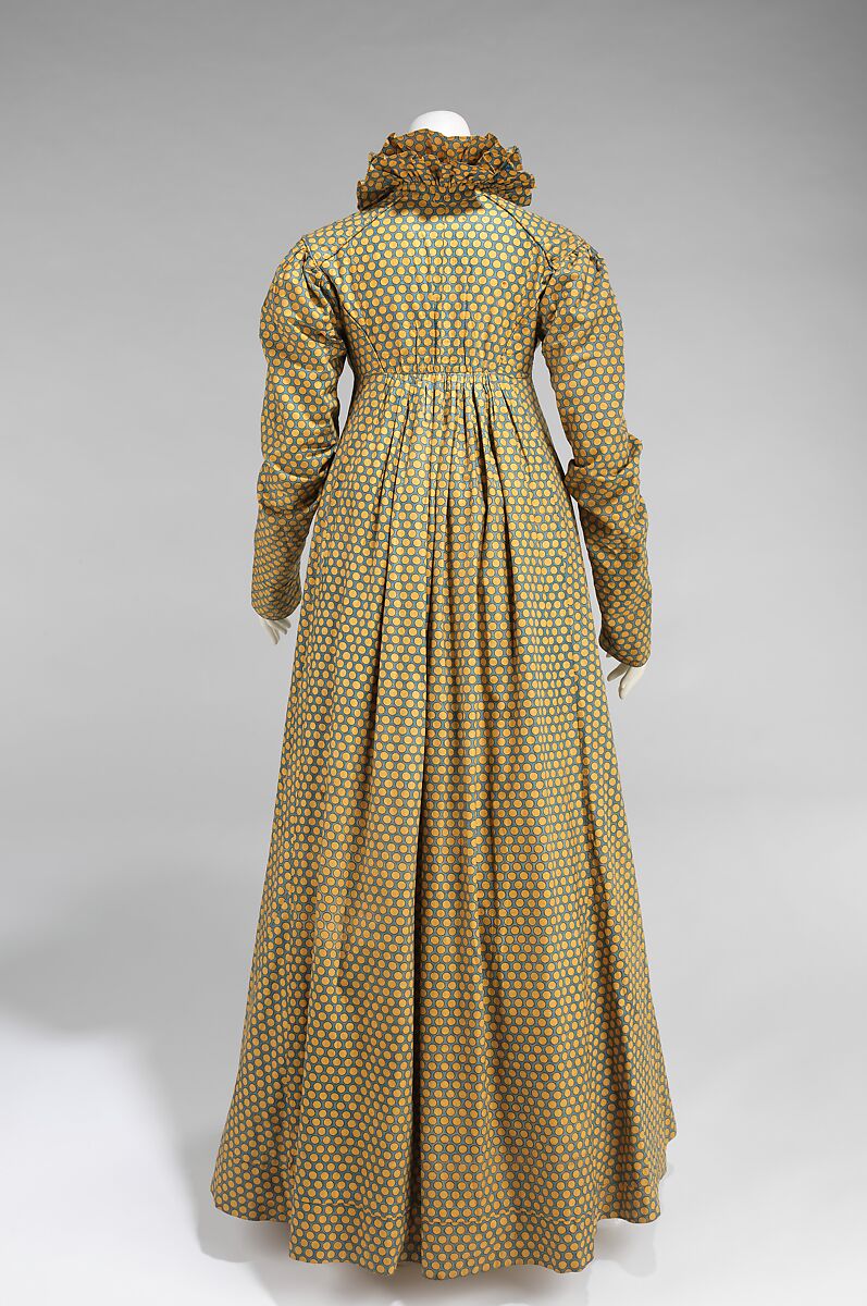 Dress, cotton, American